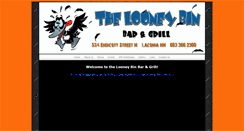 Desktop Screenshot of looneybinbar.com
